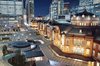 東京駅の夜景