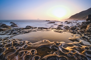 基隆外木山の海岸風景