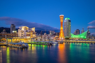 日本神戶港夜景