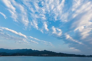 日本紀伊半島清晨的山海之歌