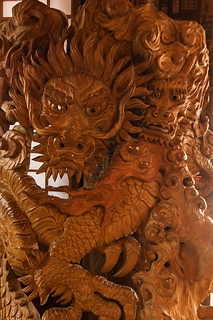青岸渡寺充滿靈性的木雕神龍