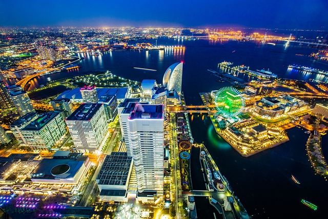 日本東京橫濱夜景
