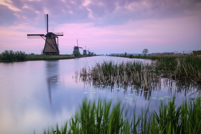 Windmills, Kinderdijk, Holland