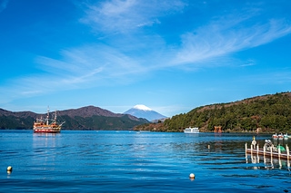 富士山及河口湖鳥居