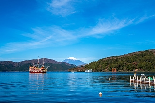 富士山及河口湖鳥居