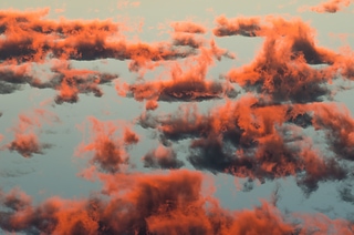 Cloud background during sunset