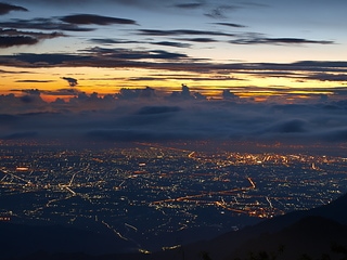 喜多麗拍高屏夕景