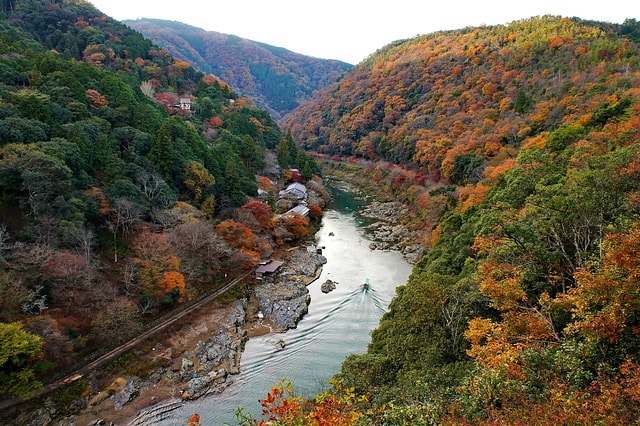 眺望桂川