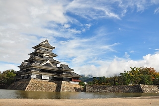 日本松本市的松本城