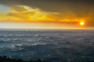 台灣 山頂之夕陽 Taiwan