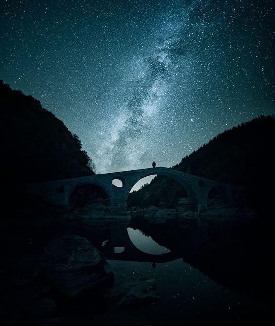 Night over Devil's bridge